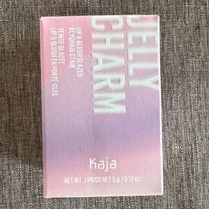 KAJA JELLY CHARM LIP AND BLUSH GLAZED KEYCHAIN STAIN SQUEEZE GUAVA